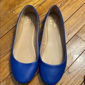Blue flats